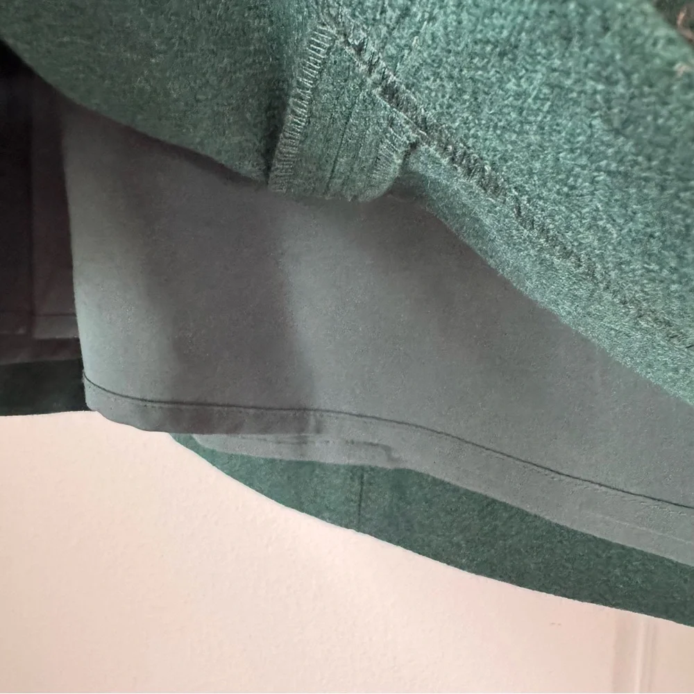 Madewell Assembly A-Line Skirt Size 4 Wool Blend Dark Green Lined Fall Winter - Picture 8 of 16